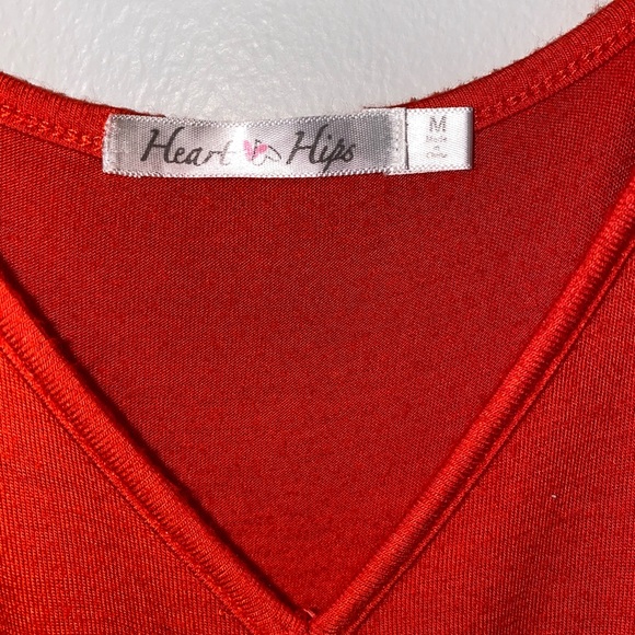 Orange lose fit Romper! - Picture 3 of 4